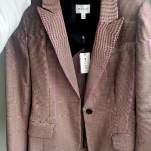 Milly blazer with pink sparkly thread detail. Perfect condition. Size zero.